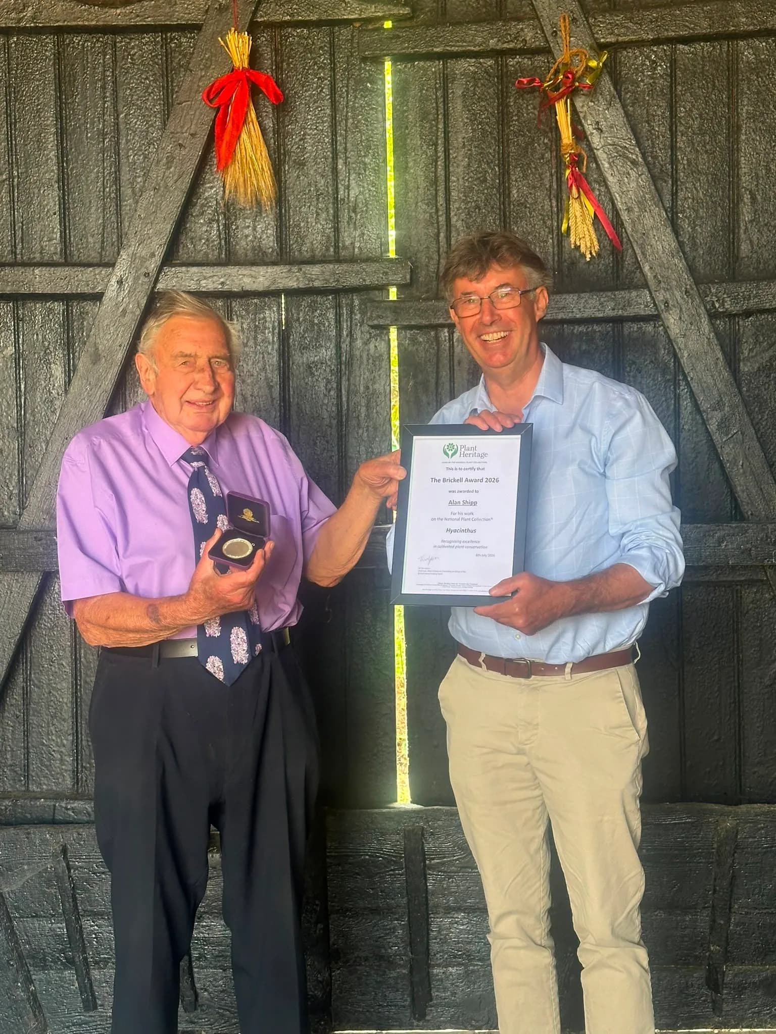 Cambridgeshire Hyacinth Grower Wins National Plant Conservation Award