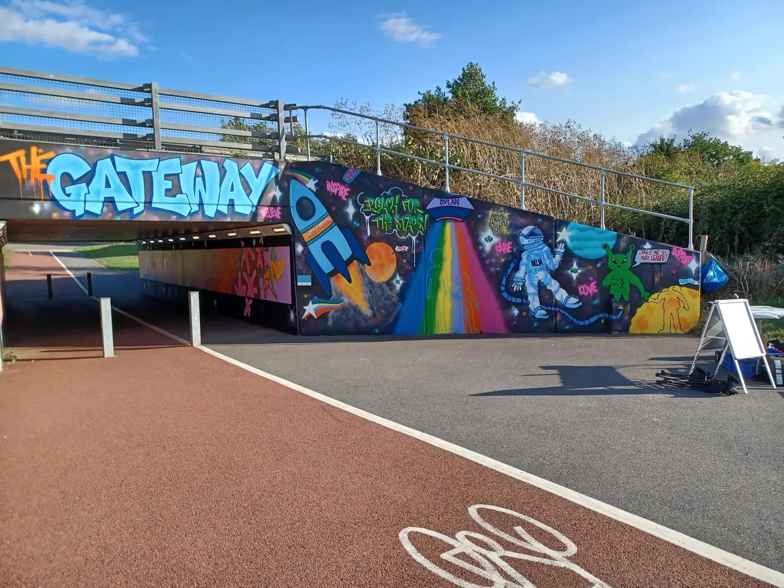 Final Stage of Ely Graffiti Art Project to Celebrate Young People
